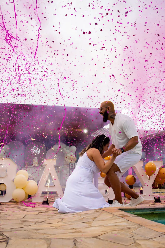 Chá Revelação · Rapha & Ka — fotografia 101